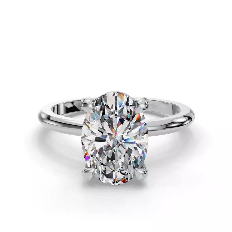 Platinum Bella Solitaire Engagement Ring