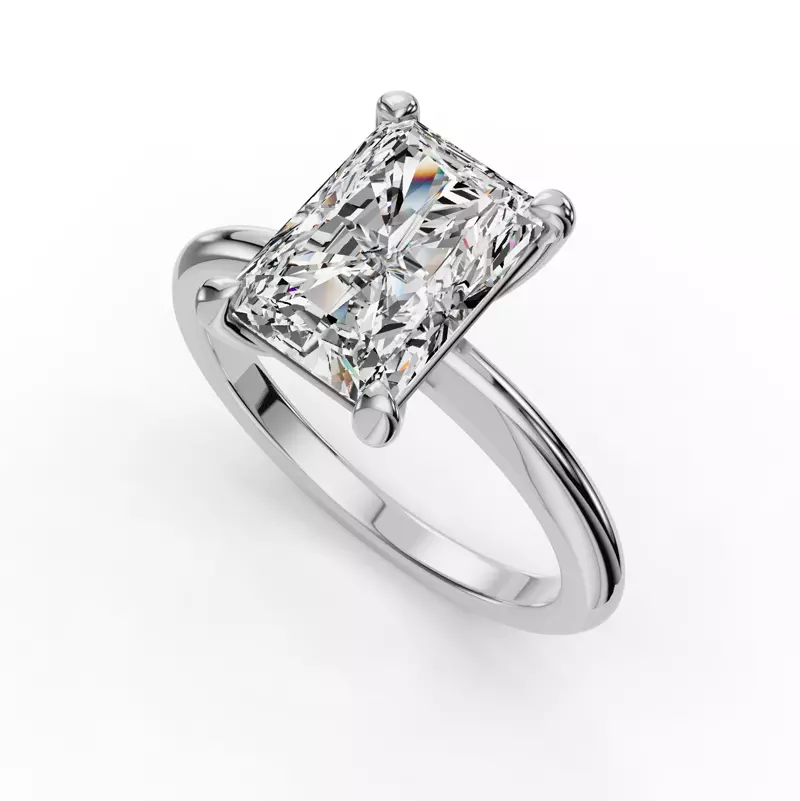Platinum Bella Solitaire Engagement Ring