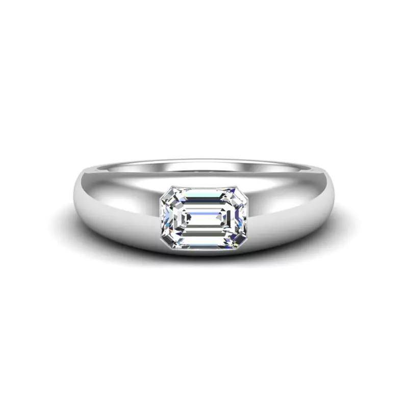 18K White Gold Blakely Solitaire Engagement Ring