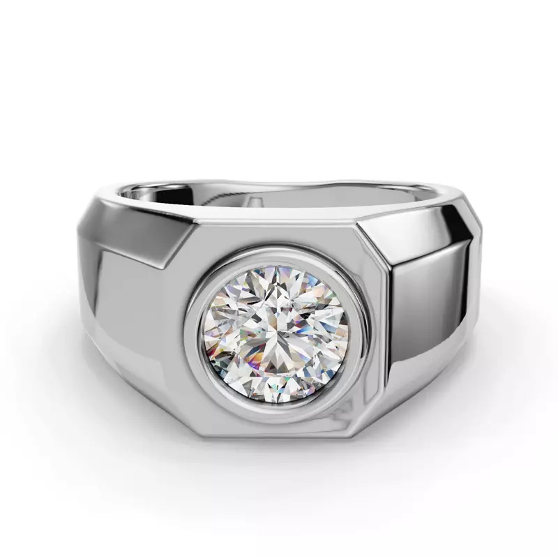 18K White Gold Kehlani Solitaire Engagement Ring