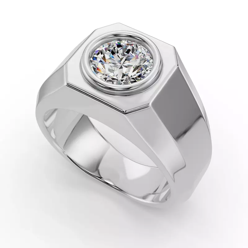 18K White Gold Kehlani Solitaire Engagement Ring