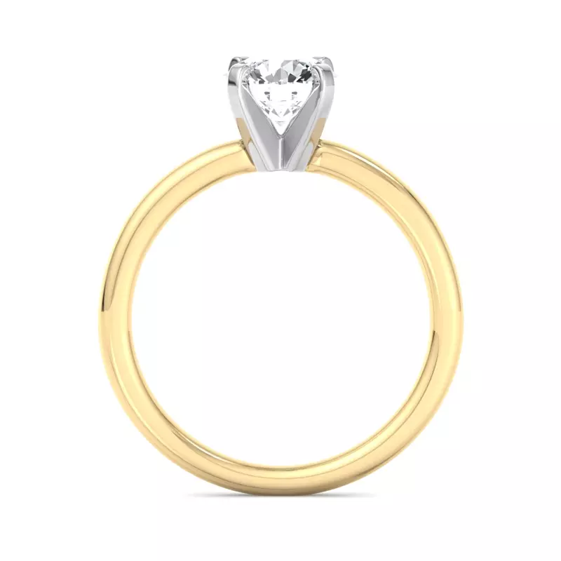 14K Yellow Gold Kinley 4 Prong Solitaire Engagement Ring