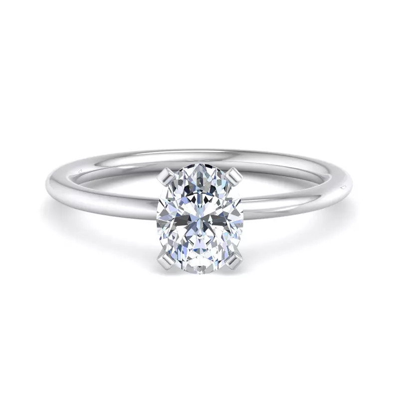 Platinum Kinley 4 Prong Solitaire Engagement Ring