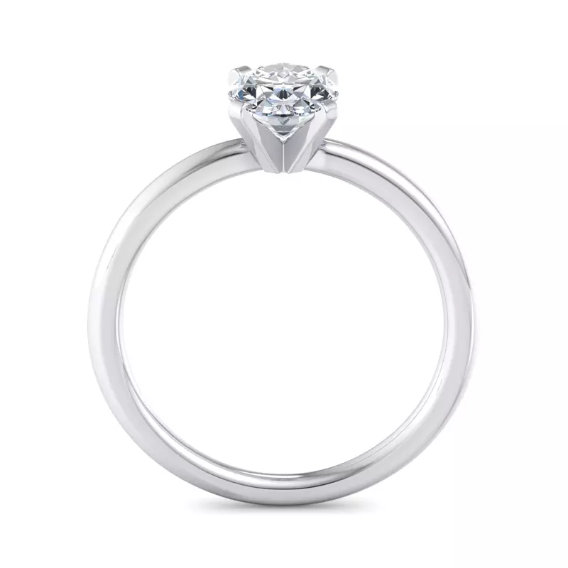 Platinum Kinley 4 Prong Solitaire Engagement Ring