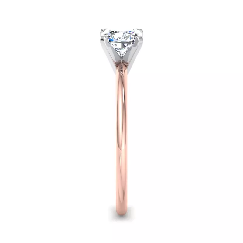 14K Rose Gold Presentation 4 Prong Solitaire Engagement Ring