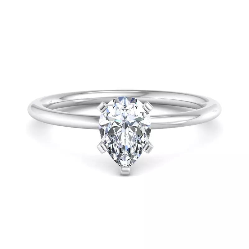 Platinum Presentation 4 Prong Solitaire Engagement Ring