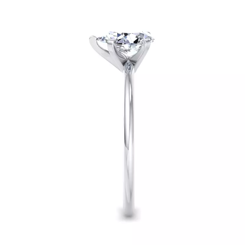 Platinum Presentation 4 Prong Solitaire Engagement Ring