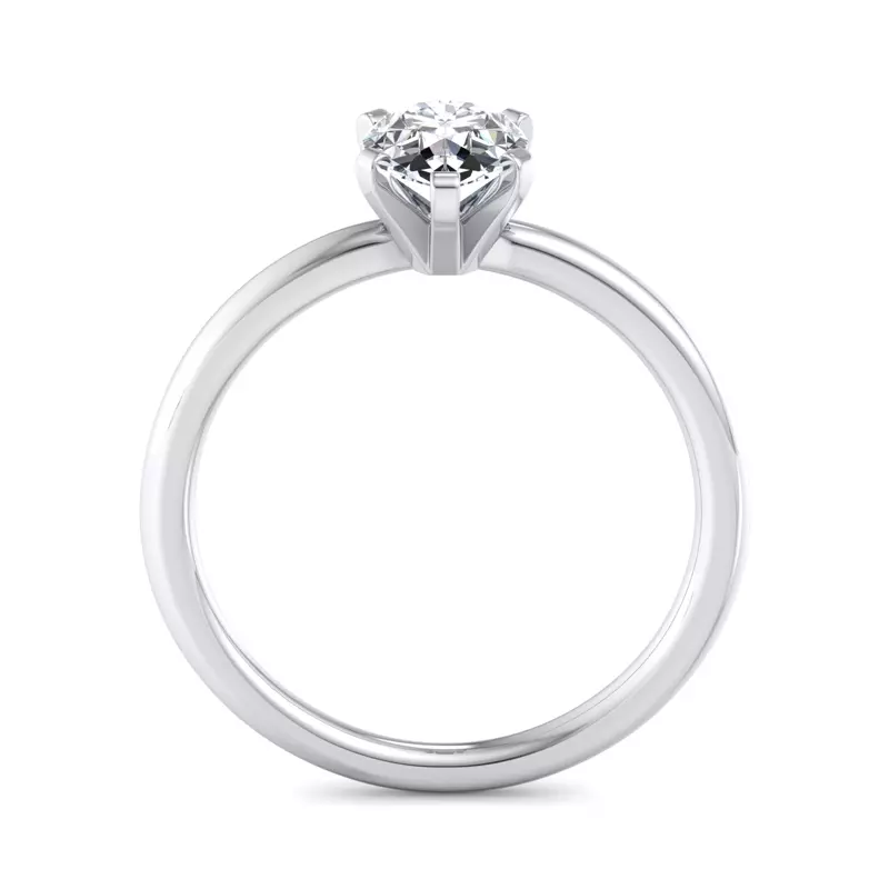 Platinum Presentation 4 Prong Solitaire Engagement Ring