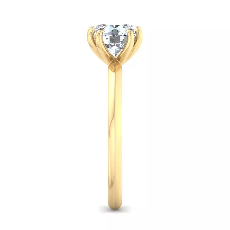 14K Yellow Gold Lorelei Double Prong Solitaire Engagement Ring
