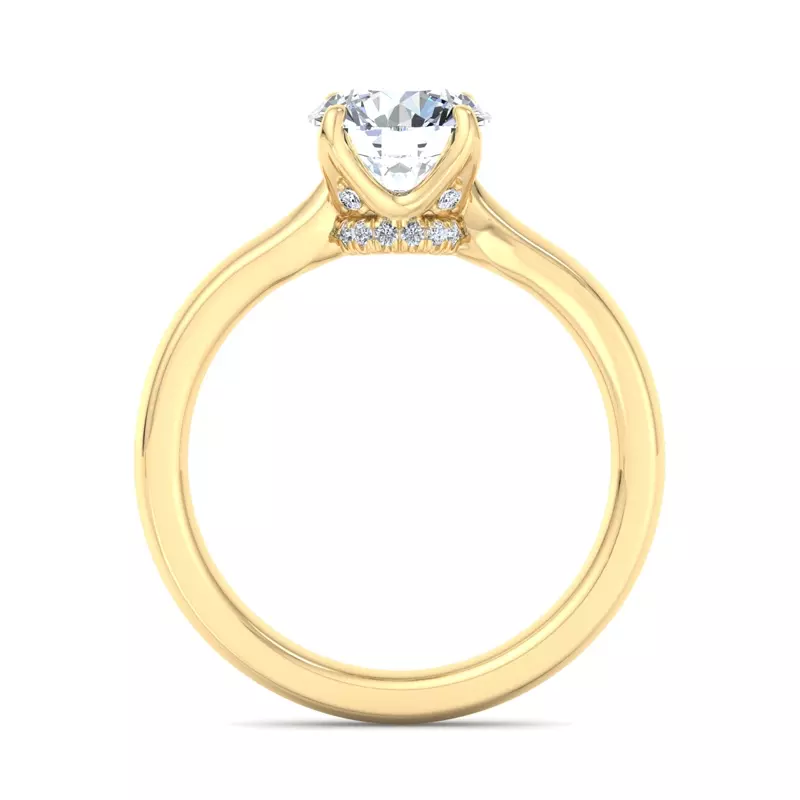 14K Yellow Gold Paris Solitaire Engagement Ring