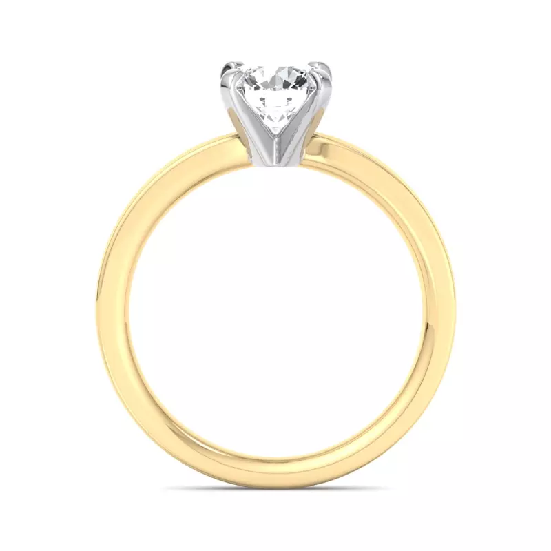 14K Yellow Gold Ryan Solitaire Engagement Ring