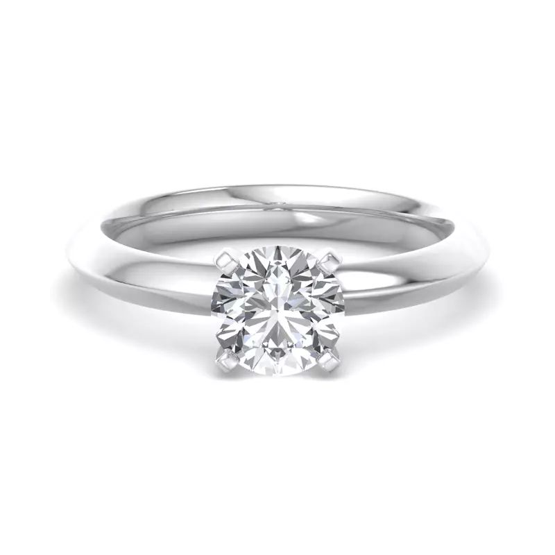 14K White Gold Wrenley Solitaire Ring