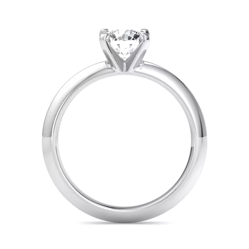 14K White Gold Wrenley Solitaire Ring