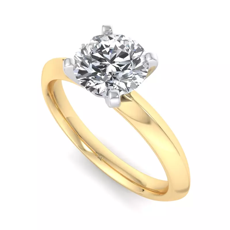 14K Yellow Gold Wrenley Solitaire Engagement Ring