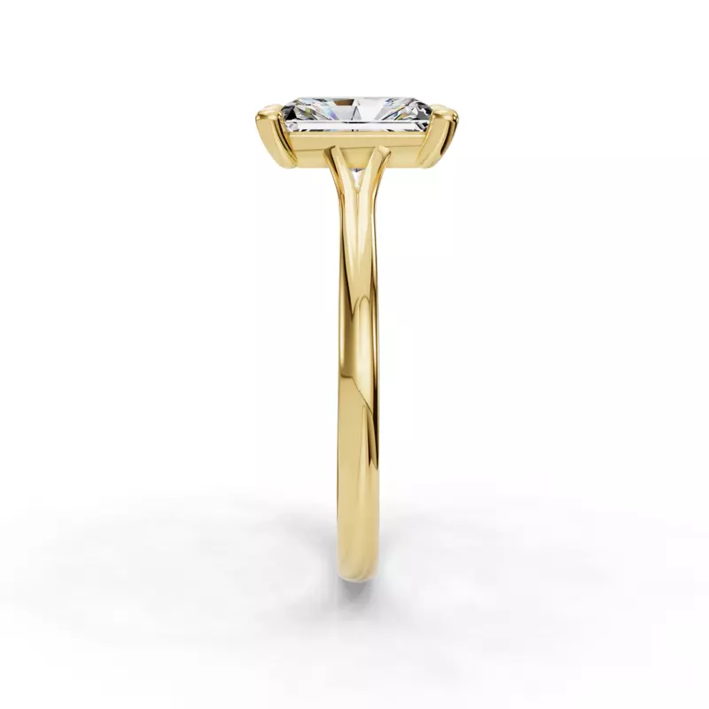 14K Yellow Gold Isabella Split Shank Solitaire Engagement Ring