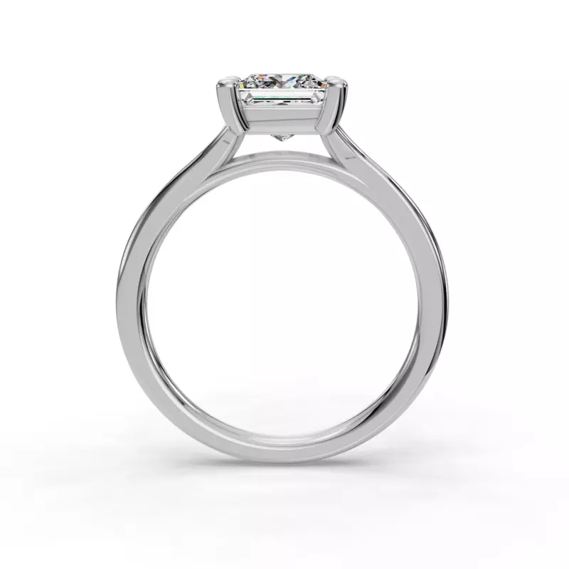Platinum Isabella Split Shank Solitaire Engagement Ring