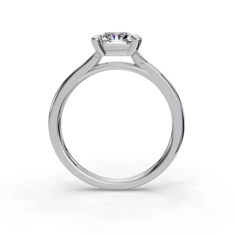 Platinum Isabella Split Shank Solitaire Engagement Ring