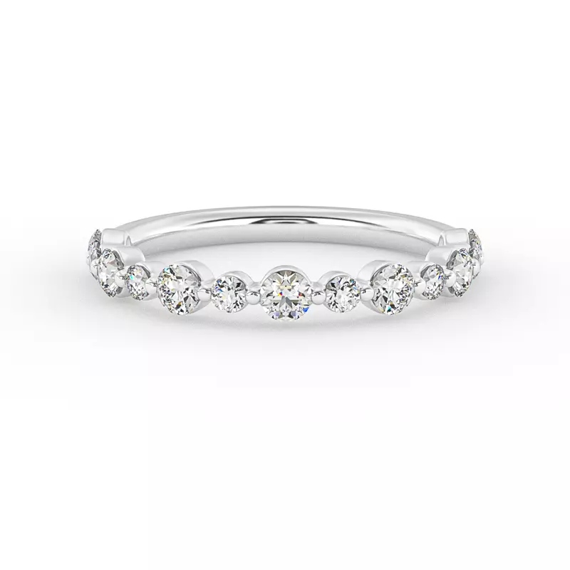 14K White Gold Isabella Pave Band