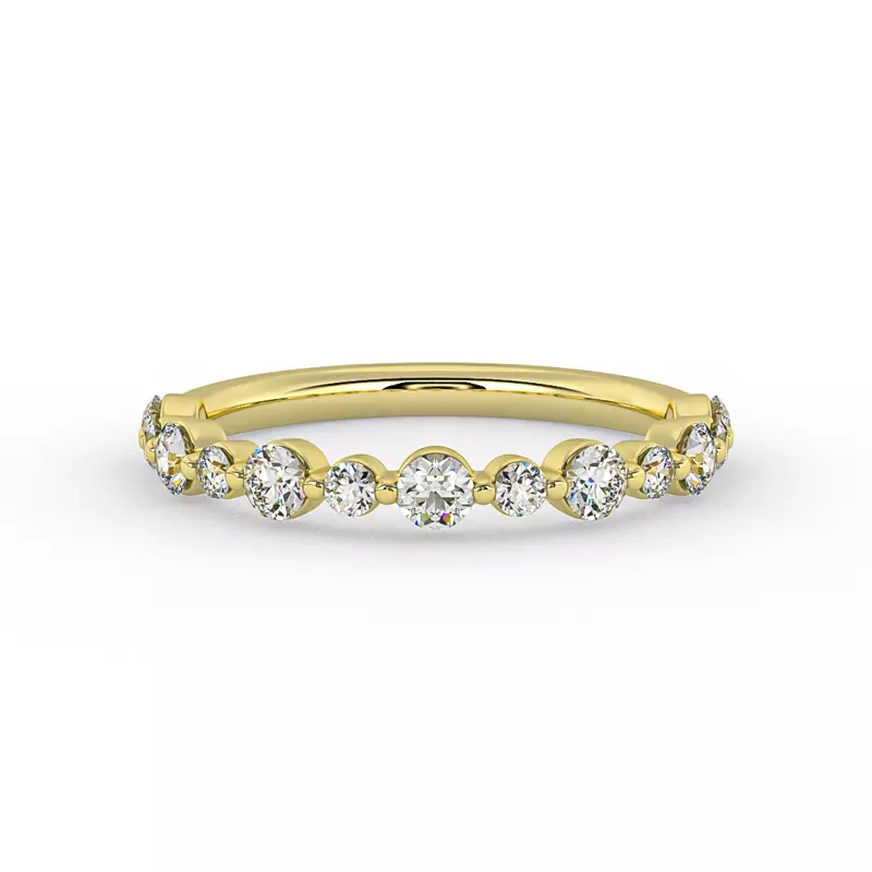 18K Yellow Gold Isabella Pave Band