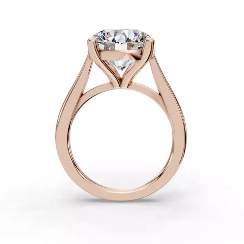 14K Rose Gold Summer Solitaire Engagement Ring (2.5mm)