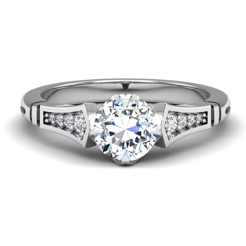 14K White Gold Alina Engagement Ring