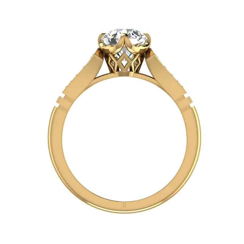 18K Yellow Gold Alina Engagement Ring