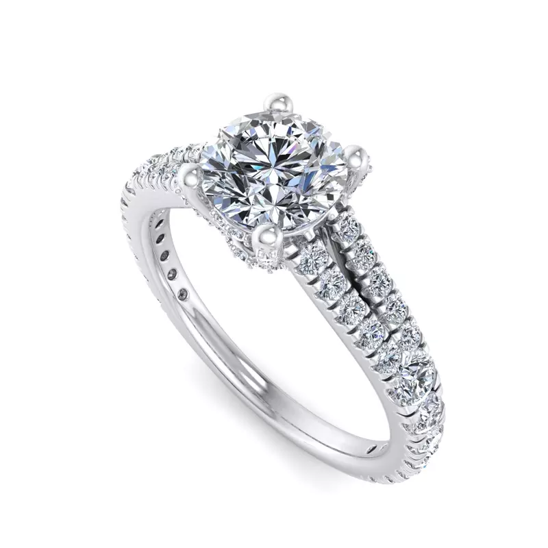 14K White Gold Maeve Engagement Ring
