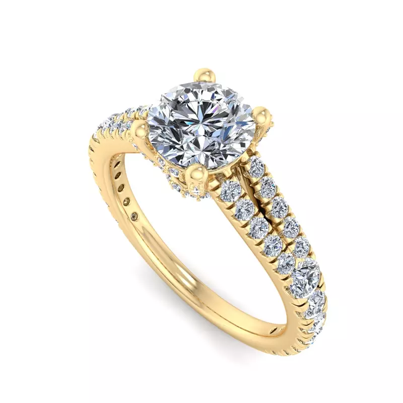14K Yellow Gold Maeve Engagement Ring