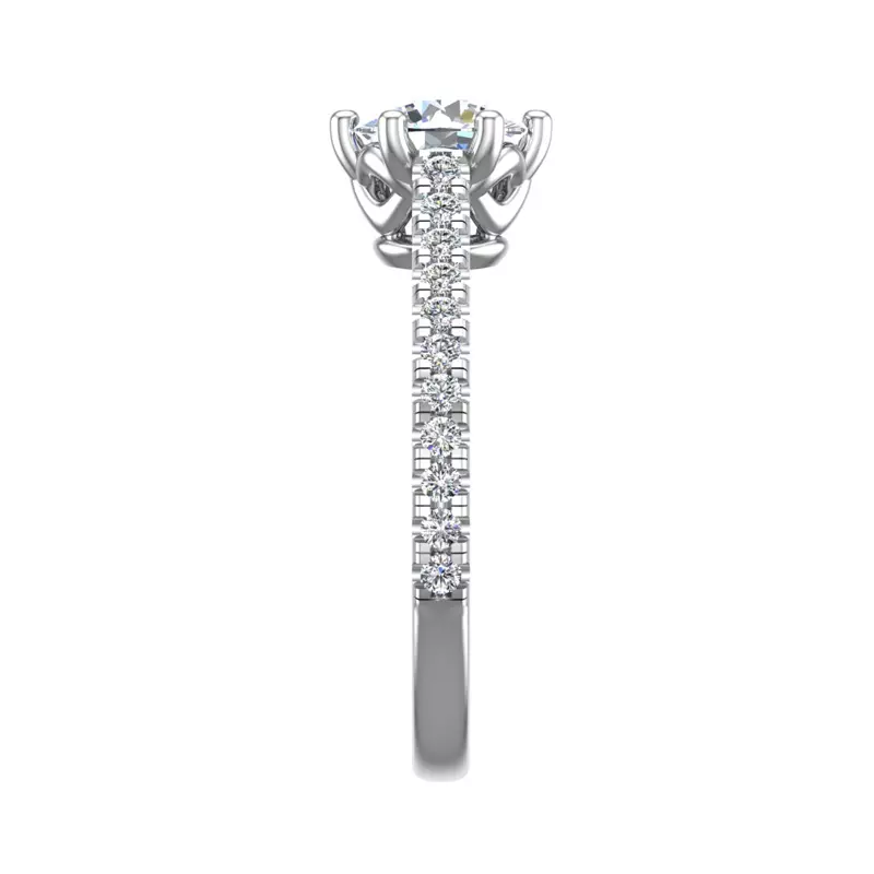 Platinum Harmony Engagement Ring