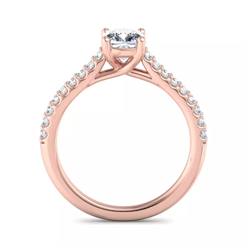 14K Rose Gold Catalina Engagement Ring