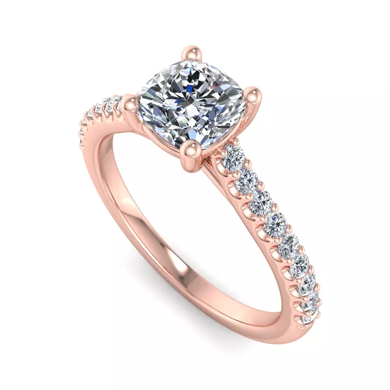 14K Rose Gold Catalina Engagement Ring