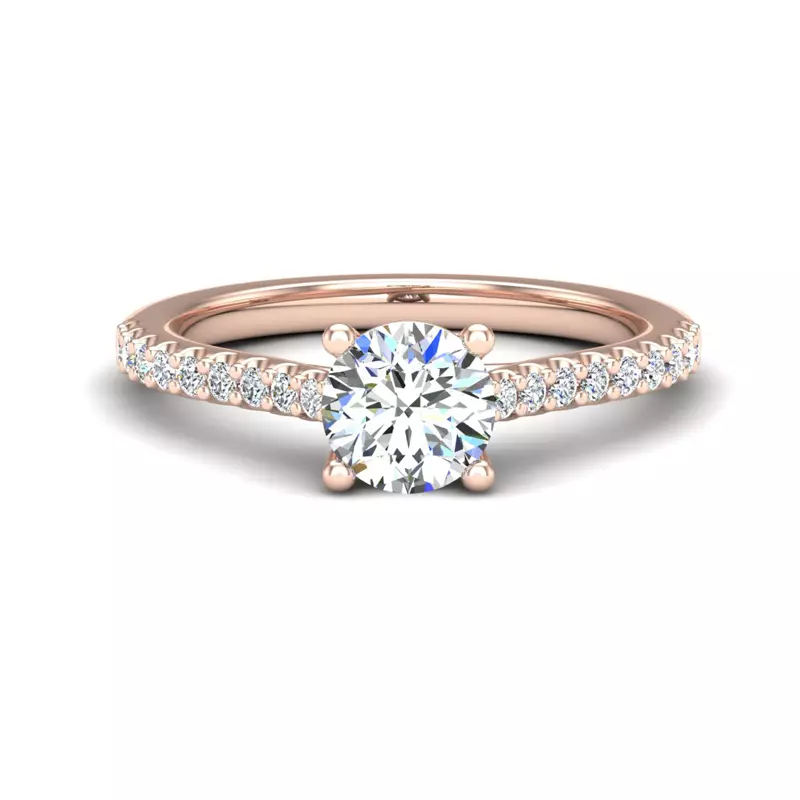 14K Rose Gold Catalina Engagement Ring