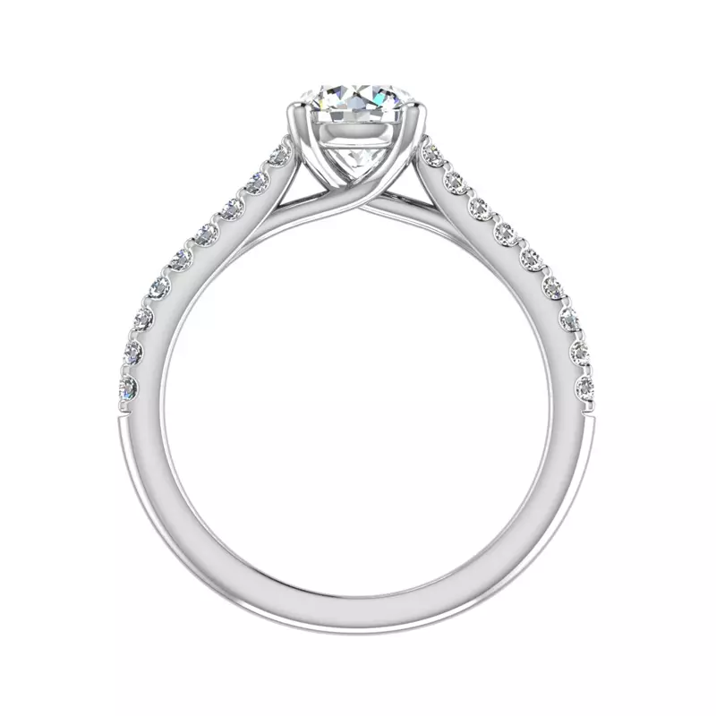 14K White Gold Catalina Engagement Ring