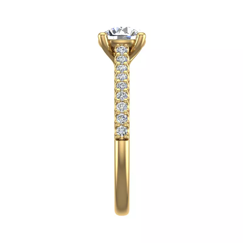 14K Yellow Gold Catalina Engagement Ring