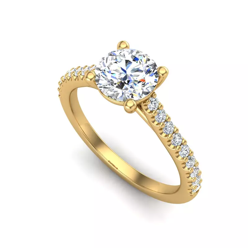 14K Yellow Gold Catalina Engagement Ring