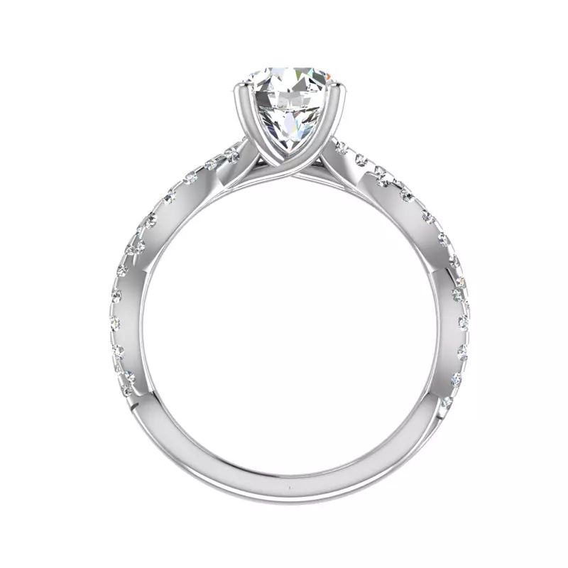 18K White Gold Sloane Engagement Ring