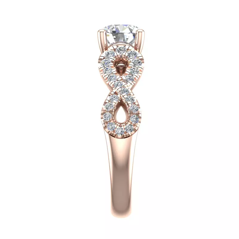 14K Rose Gold Sara Engagement Ring
