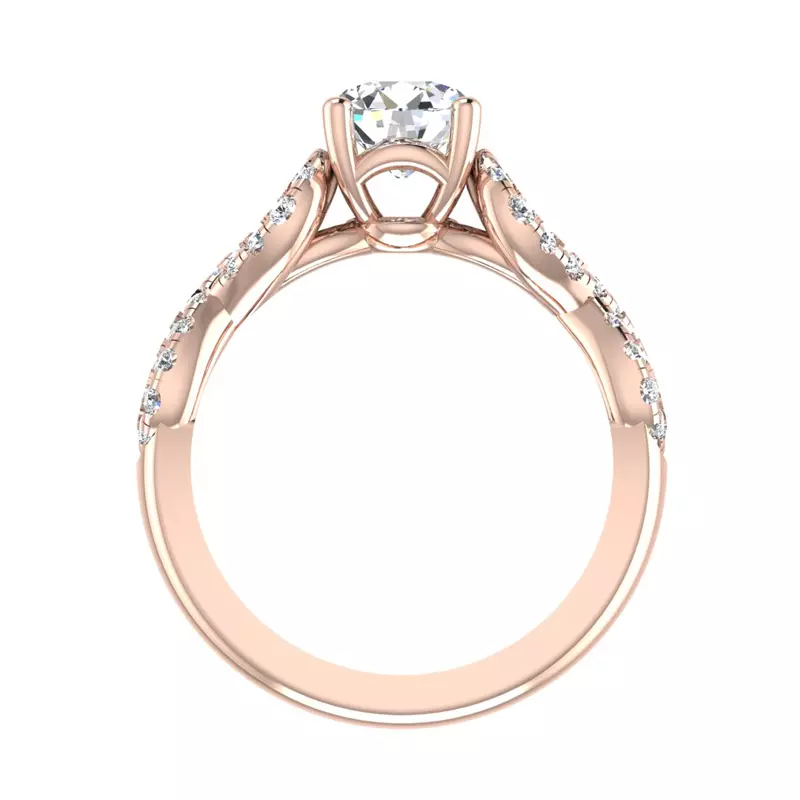 14K Rose Gold Sara Engagement Ring