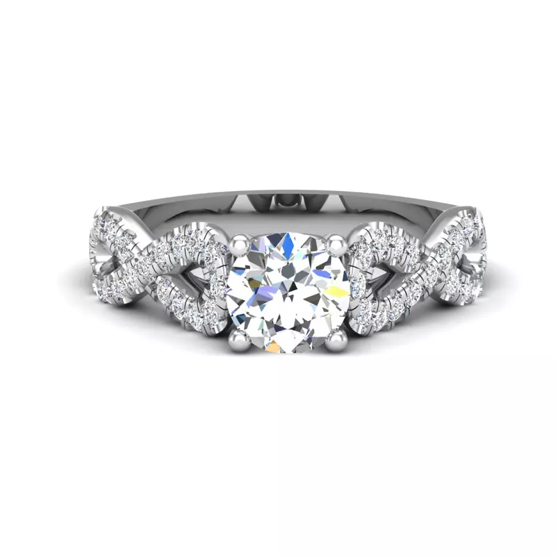 14K White Gold Sara Engagement Ring