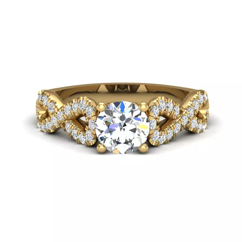 18K Yellow Gold Sara Engagement Ring