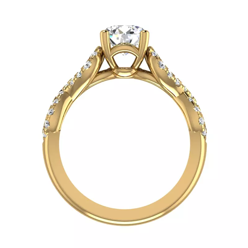 18K Yellow Gold Sara Engagement Ring