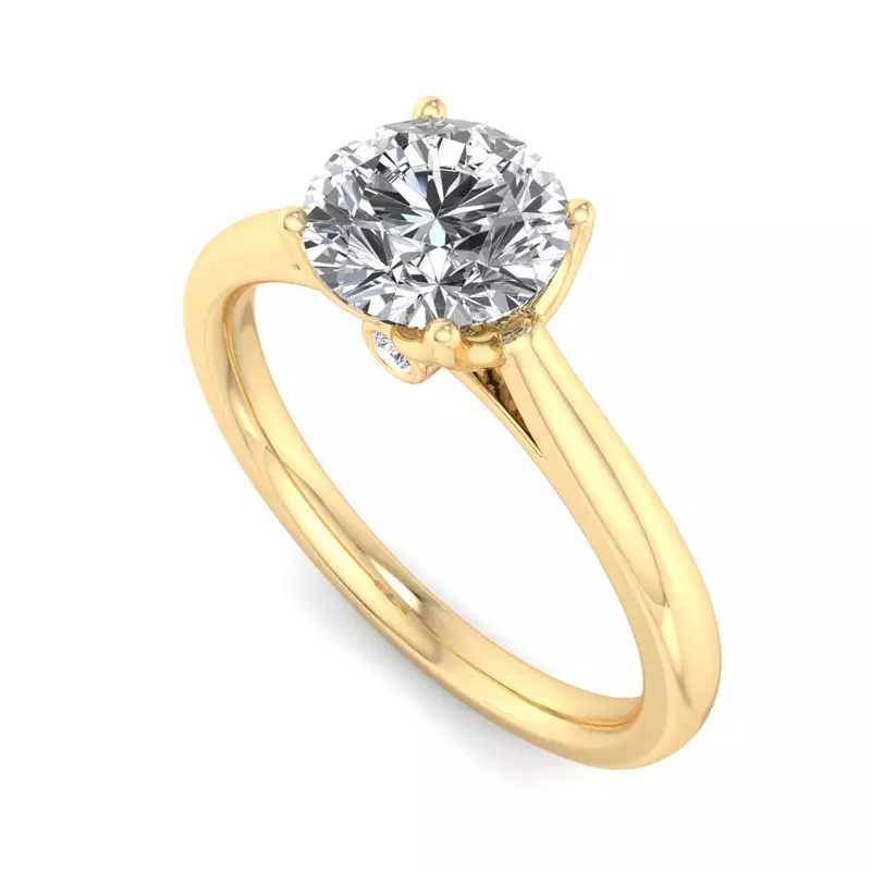 14K Yellow Gold Juliana Engagement Ring