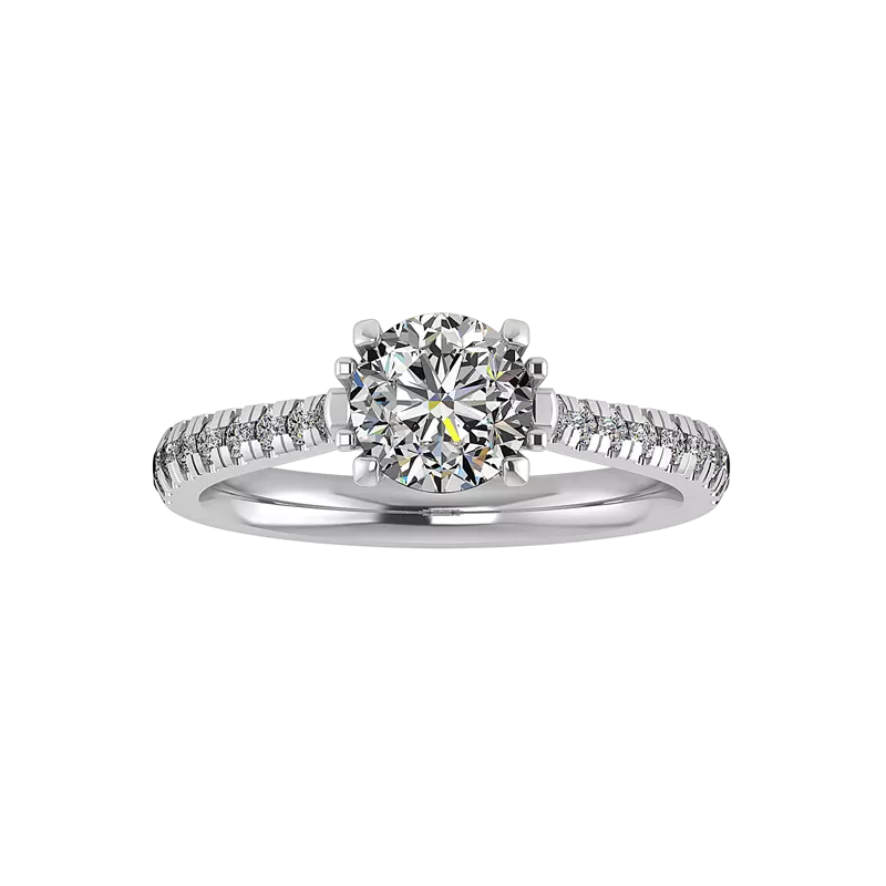 18K White Gold Brynlee Engagement Ring