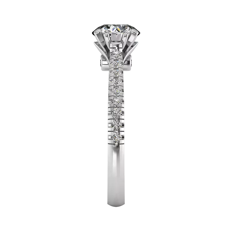 18K White Gold Brynlee Engagement Ring