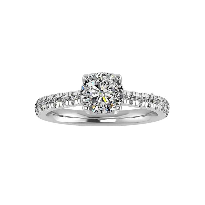 14K White Gold Jordyn Engagement Ring
