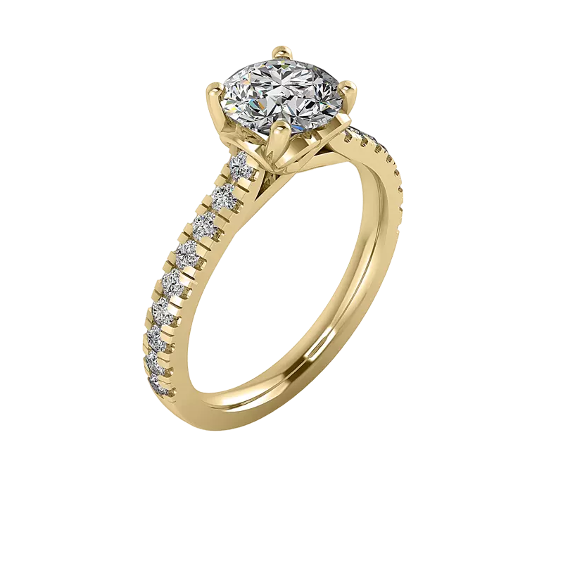 14K Yellow Gold Jordyn Engagement Ring