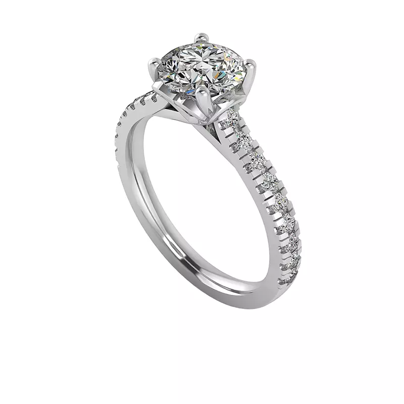 Platinum Jordyn Engagement Ring