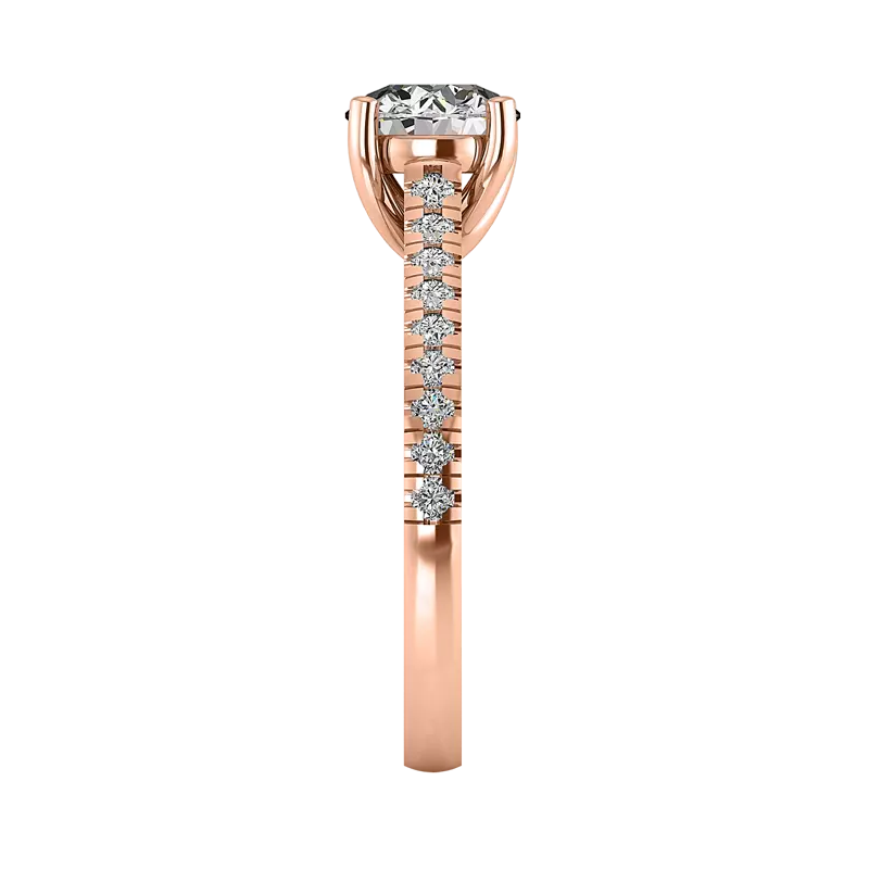14K Rose Gold Alaina Engagement Ring