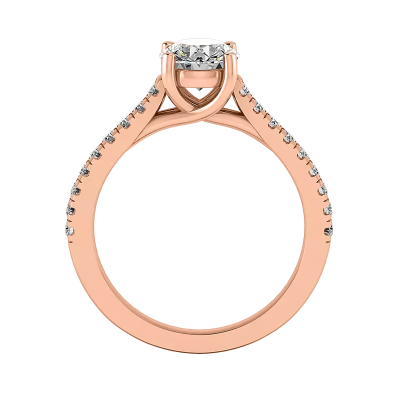 14K Rose Gold Alaina Engagement Ring