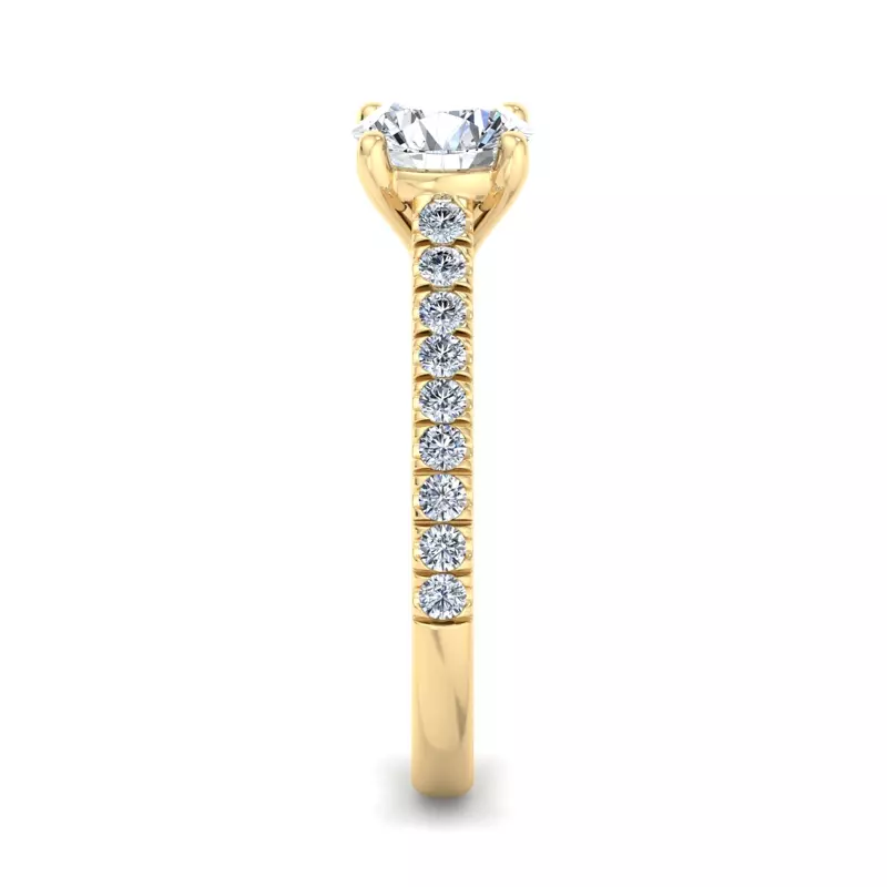 14K Yellow Gold Rosalie Engagement Ring
